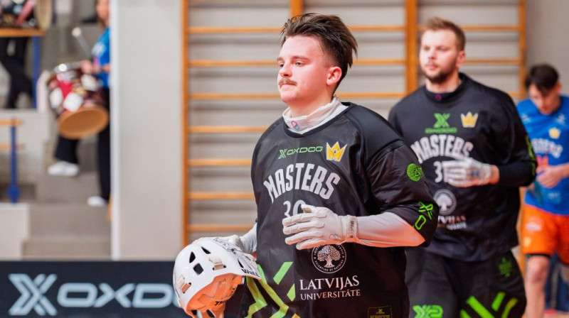 Roberts Brants atvairīja visus 20 pretinieku metienus, foto: FS Masters