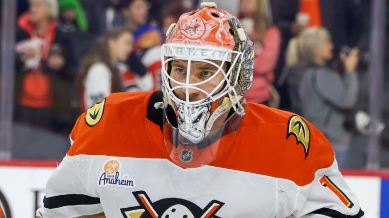 Lukāšs Dostāls. Foto: Anaheim Ducks