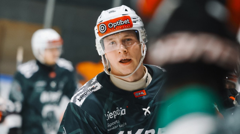 Dāniels Andersons. Foto: Liepājas Hokeja komanda