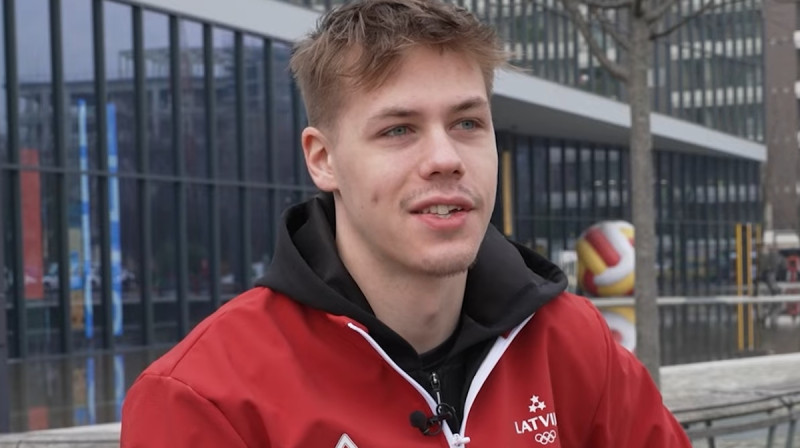 Sandis Vilmanis. Foto: LTV Sporta studija