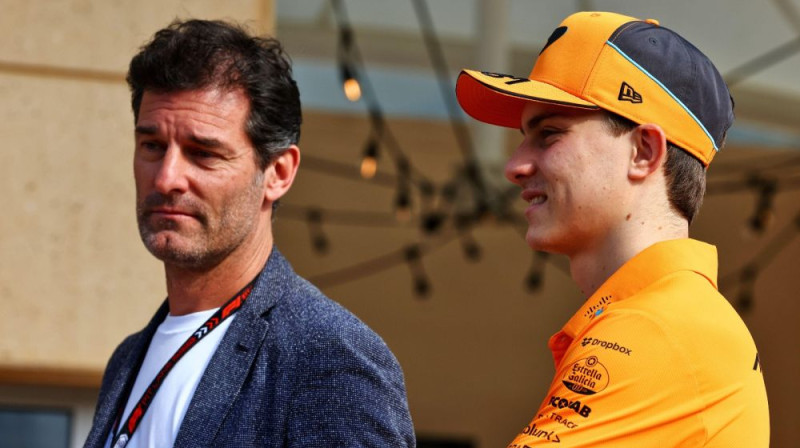 Marks Vēbers un Oskars Piastri. Foto: Motorsport.com