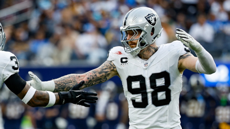 Makss Krosbijs. Foto: Las Vegas Raiders﻿