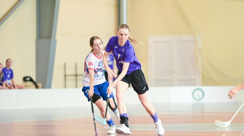 Loreta Nemiro (#7) izcēlās ar trim vārtu guvumiem un divām piespēlēm, foto: Agnese Vēze, FK NND