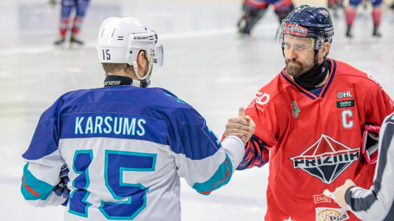 Mārtiņš Karsums un Edijs Brahmanis. Foto: LHF