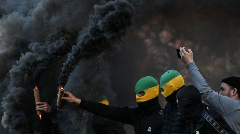 Nantes atbalstītāji. Foto: AFP/Scanpix