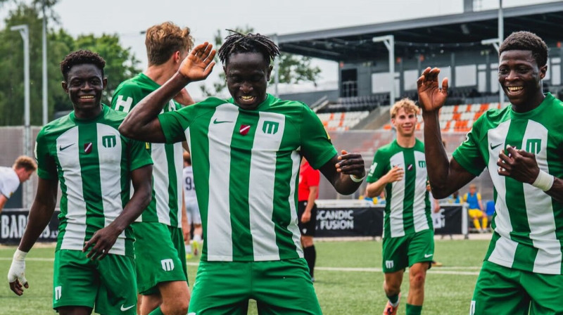 Rīgas "Metta" futbolisti. Foto: FK Metta