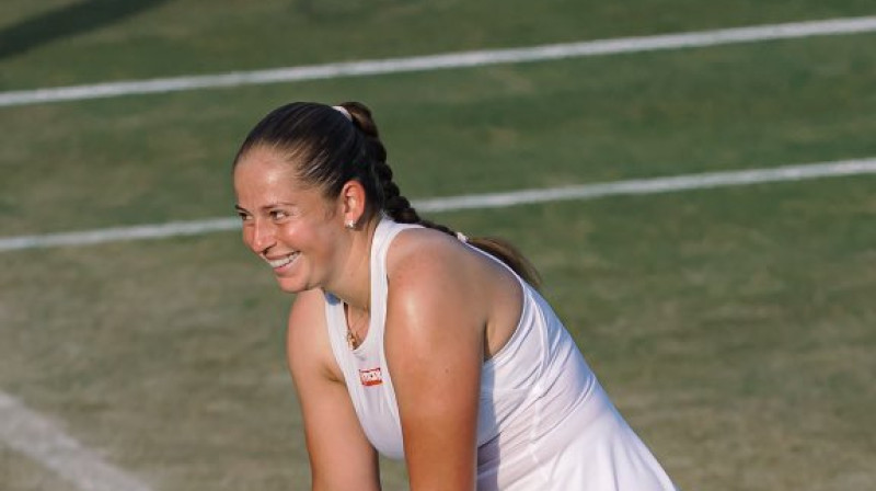 Aļona Ostapenko. Foto: @kostekcanu / Wimbledon