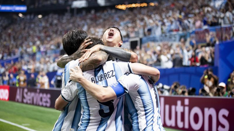 Argentīnas izlases emocijas. Foto: Zumapress/Scanpix