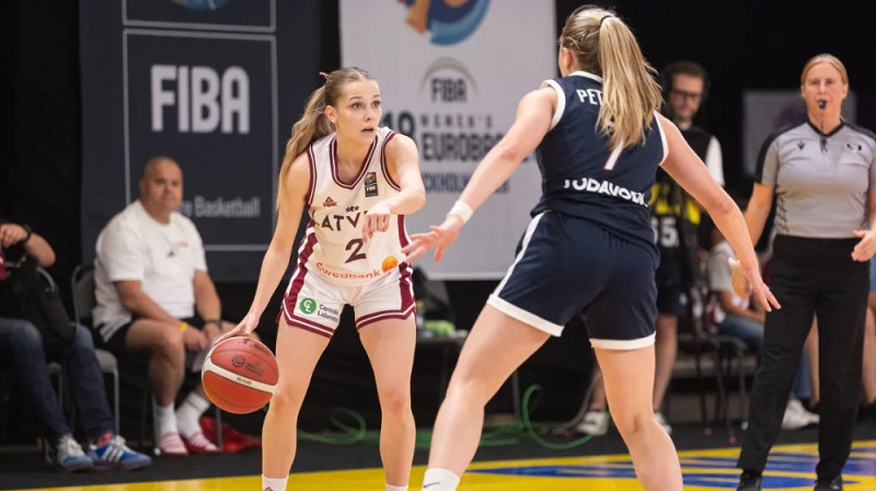 Arta Ulle 2026. gada 2. augustā. Foto: FIBA