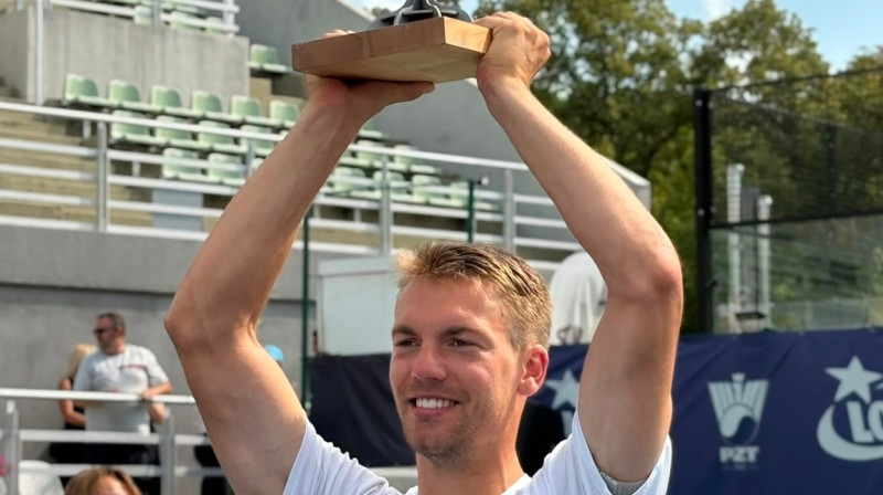 Roberts Štrombahs. Foto: Legia Tenis