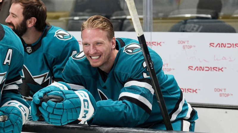 Jons Klingberjs. Foto: San Jose Sharks