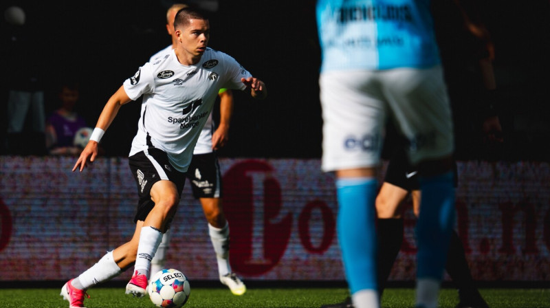 Lūkass Vapne. Foto: Sogndal Fotball