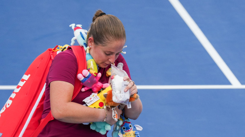 Aļona Ostapenko. Foto: China Open