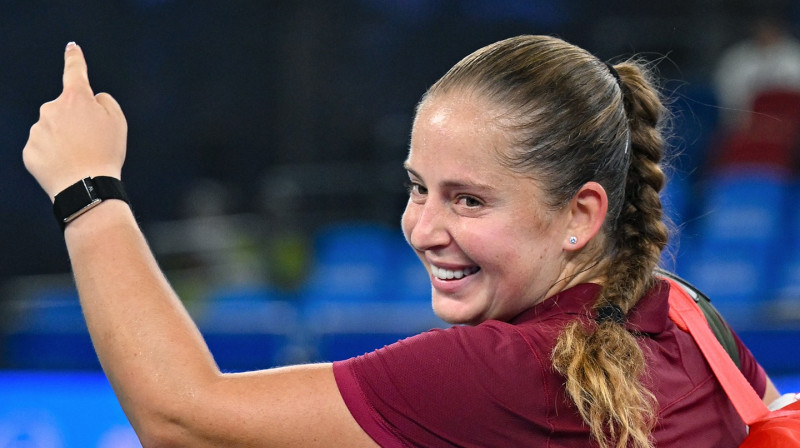Aļona Ostapenko. Foto: Matt Fitzgerald / Tennis Channel