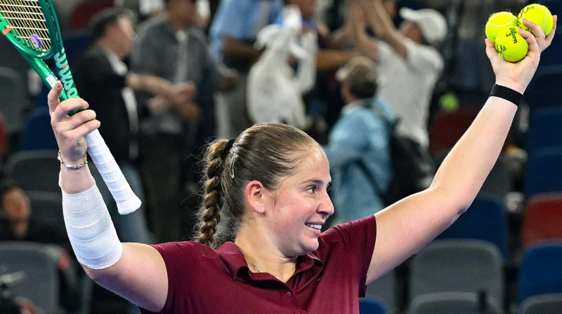Aļona Ostapenko. Foto: Matt Fitzgerald / Tennis Channel