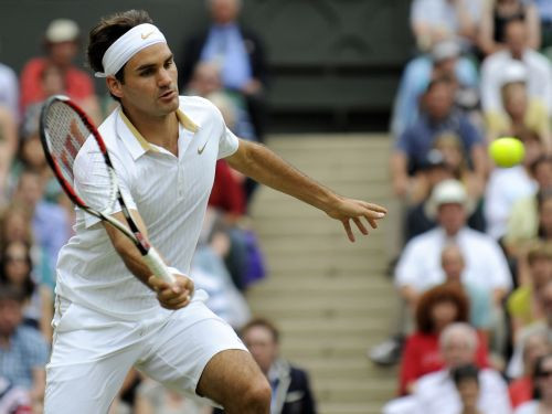 Federers septīto gadu pēc kārtas Vimbldonas finālā