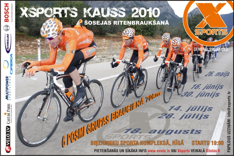 26. maijā "XSports kausa" 1. posms