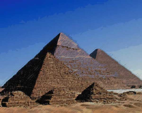 Gīzas piramīdas - viens no 7 pasaules brīnumiem