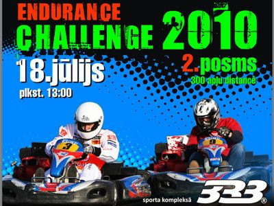 ''Endurance Challenge 300'' otrajā posmā īres kartingiem uz starta izies arī Šlēgelmilhs