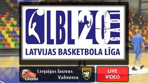 19:45 "Liepājas lauvas" - "Valmiera"