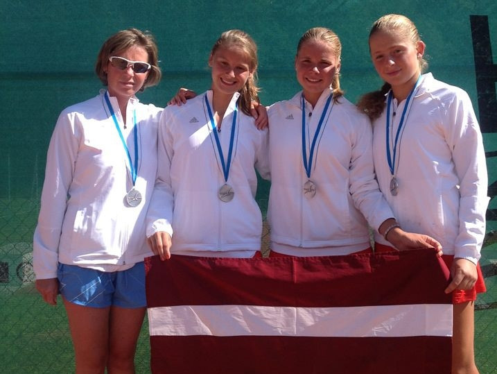 Latvijas U16 tenisistes – Eiropas vicečempiones