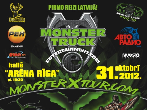 Konkurss: Cik ļoti gribi uz "Monster X Tour Show" Rīgā?