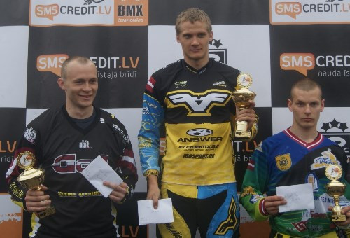 Treimanim uzvara spraigajā "SMScredit.lv BMX čempionāta" otrajā posmā Jelgavā