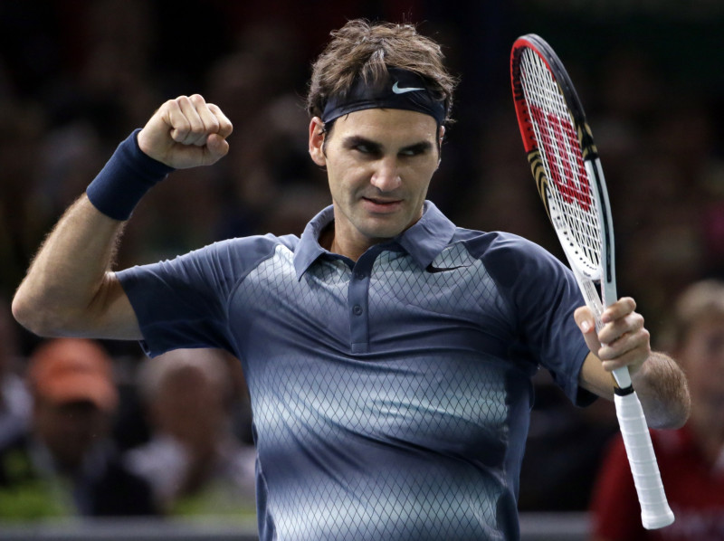 Federers pārtauc trīs zaudējumu sēriju pret Del Potro