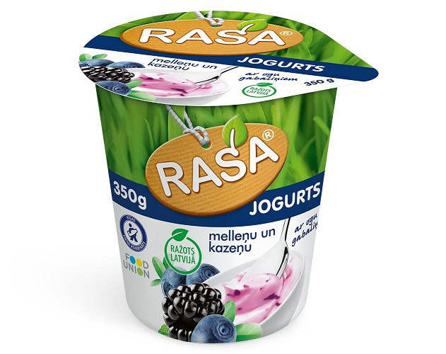 Nopērkami jauni RASA jogurti ar Latvijā audzētām cidonijām un mellenēm