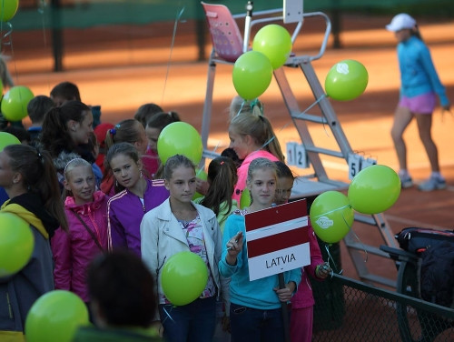 Oficiāli atklāts starptautiskais jauniešu tenisa turnīrs "Rīga Open 2014"