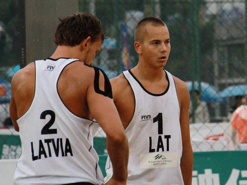 Latvijas duetiem Polijas "Grand Slam" kvalifikācijā pretiniekos norvēģi