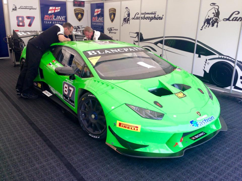 Šlēgelmilhs debitējis "Lamborghini Blancpain Super Trofeo" čempionātā