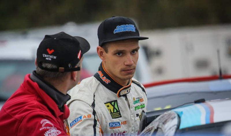 Jānis Baumanis karjeru turpinās pasaules rallijkrosa čempionātā