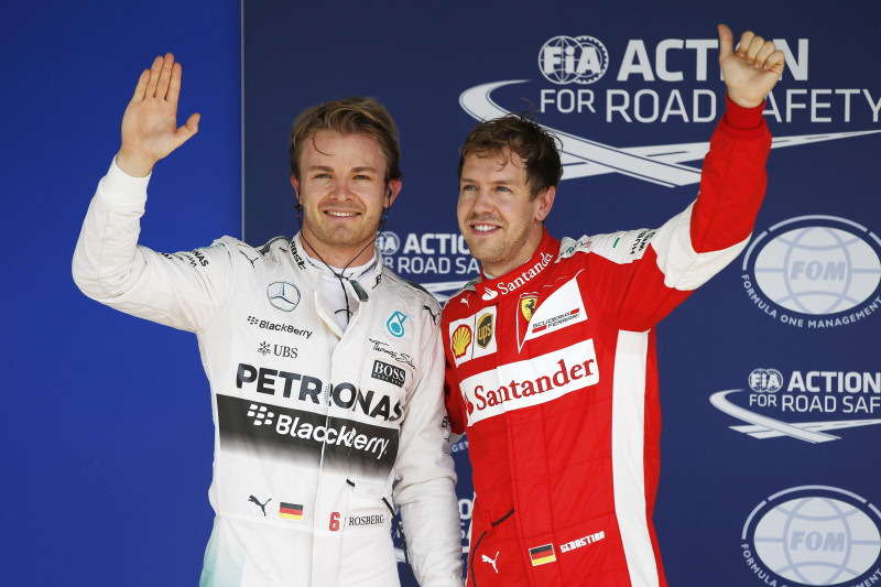 Rosbergs F1 kvalifikācijā izcīna piekto uzvaru pēc kārtas, Hamiltons neierodas uz apbalvošanu