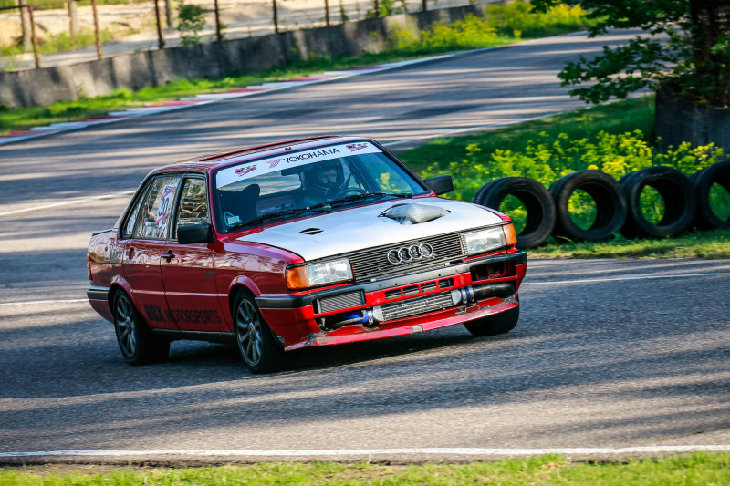 Minišosejas otrajā posmā triumfē leģendārais ''Audi 80 Quattro''