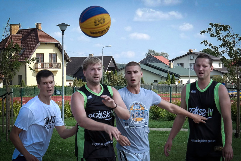 Salaspils 3x3 basketbola otrajā posmā dalībnieku rekords - 41 komanda