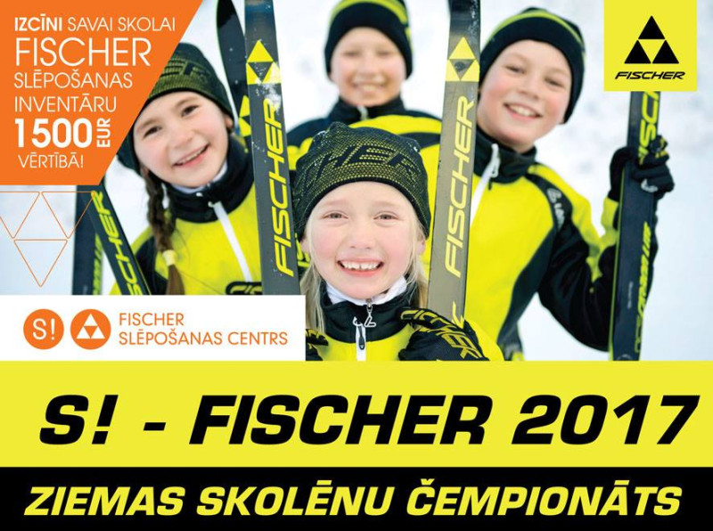 Pāri par 200 slēpotāju Fischer skolēnu čempionāta 2.posmā