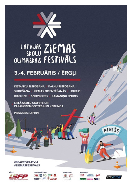 Rīdzinieki labākie distanču slēpošanā Latvijas skolu olimpiskajā festivālā