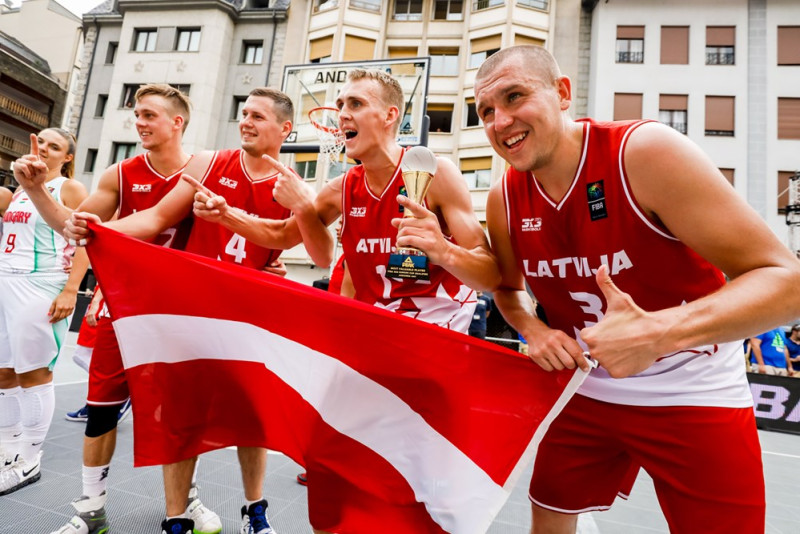 Latvijas 3x3 izlases basketbolisti piektdien startēs Eiropas kausa finālturnīrā