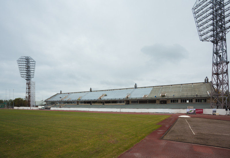 Uzsākta Daugavas stadiona tribīņu būvniecība un atjaunošana
