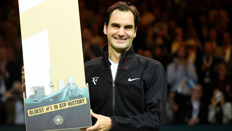 Federers kļūs par vecāko ATP ranga līderi