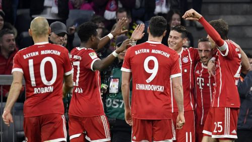 Graujošā Vācijas klasikā "Bayern" iesit piecus jau pirmajā puslaikā