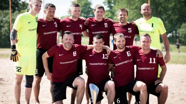 "Kreiss" izcīna 14. vietu Eiropas čempionu kausā pludmales futbolā