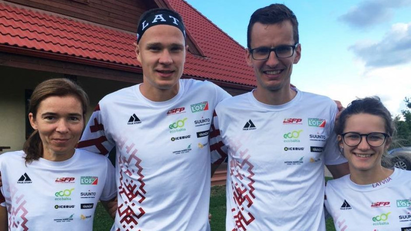 Latvijas orientieristiem Āgenskalnā 17. vieta PČ sprinta stafetē