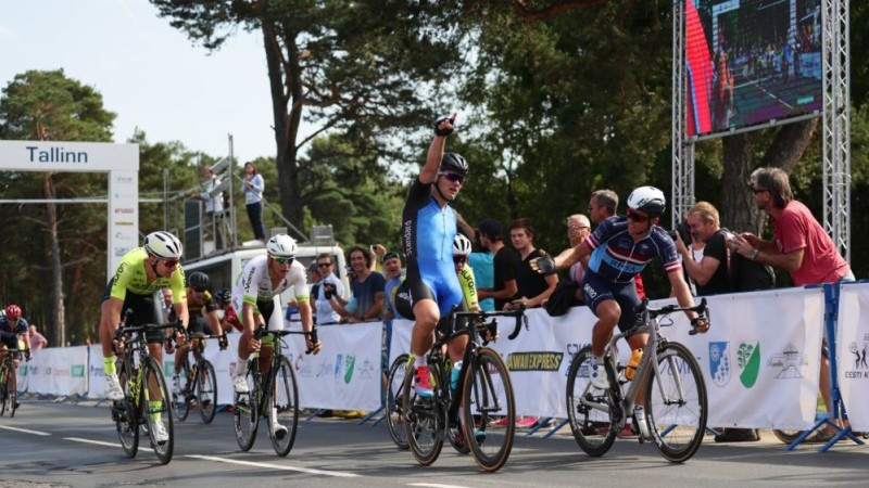 Liepiņš otrais "Baltic Chain Tour" velobrauciena pirmajā posmā