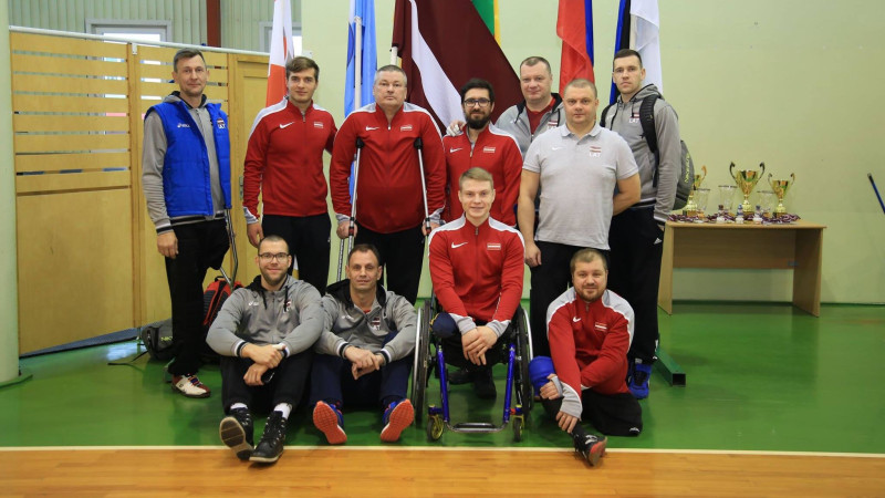Latvijas sēdvolejbola izlase triumfē Baltijas līgā