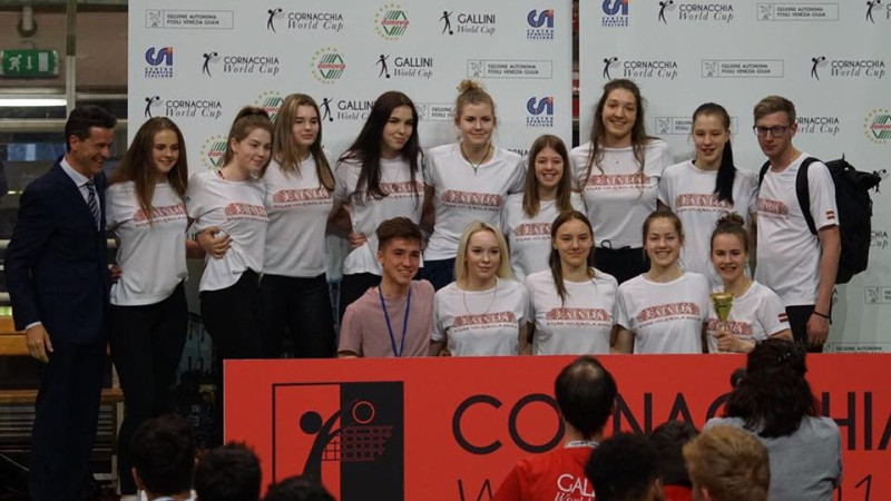 Latvijas čempiones volejbolā RVS izcīna desmito vietu prestižā turnīrā Itālijā