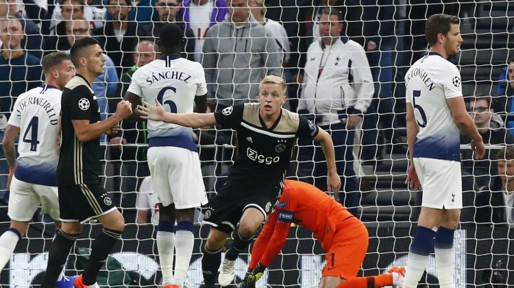"Ajax" un "Tottenham" spēle pārspējusi Nīderlandes televīzijas reitingu rekordus