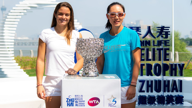 "WTA Elite Trophy" pirmajā dienā no favorītēm paklūp tikai Kīsa