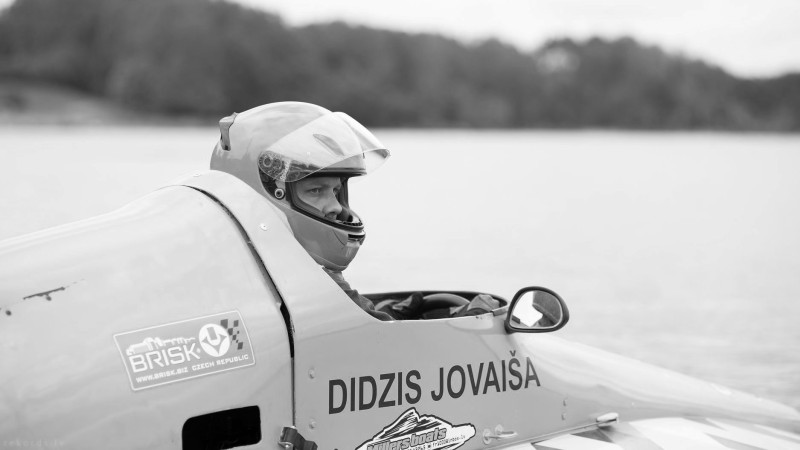 Gājis bojā Latvijas čempions ūdens motosportā Didzis Jovaiša
